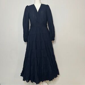 Banana Republic Black Long Sleeve Dress